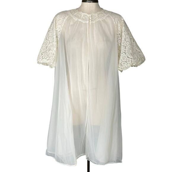 Vintage 60s Vanity Fair Peignoir Robe 💫 Size 34 - Picture 1 of 16
